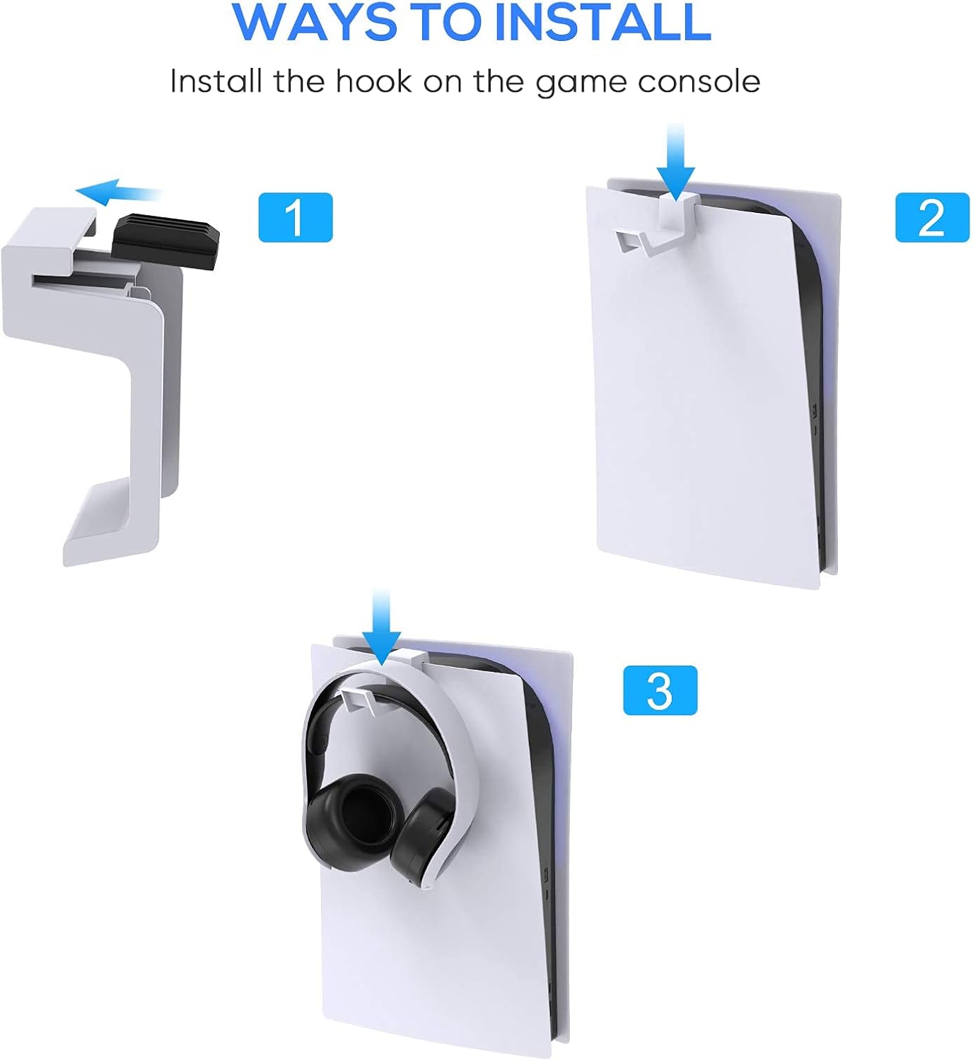 FYOUNG Headset Holder for PS5/for PS5 Slim