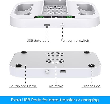 FYOUNG Cooling Stand for Xbox Series S with Adjustable Fan Speed