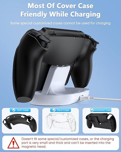 FYOUNG Case Friendly Charger Station for PlayStation Portal