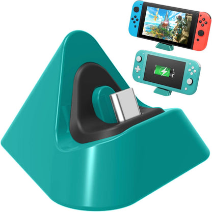 FYOUNG Portable Charging Dock for Nintendo Switch Lite and Nintendo Switch