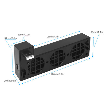 FYOUNG USB Cooling fan Compatible with Xbox One X Console