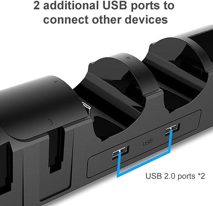 FYOUNG Charger Station for Switch/Switch OLED Model Joy Con and for Switch Pro Controllers Charging Dock