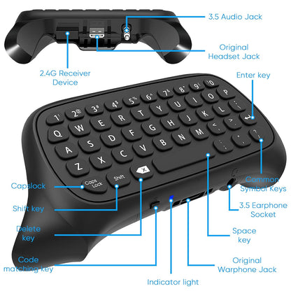 FYOUNG Keyboard for Xbox Series X/S Controller, for Xbox One/S/Controller Gamepad