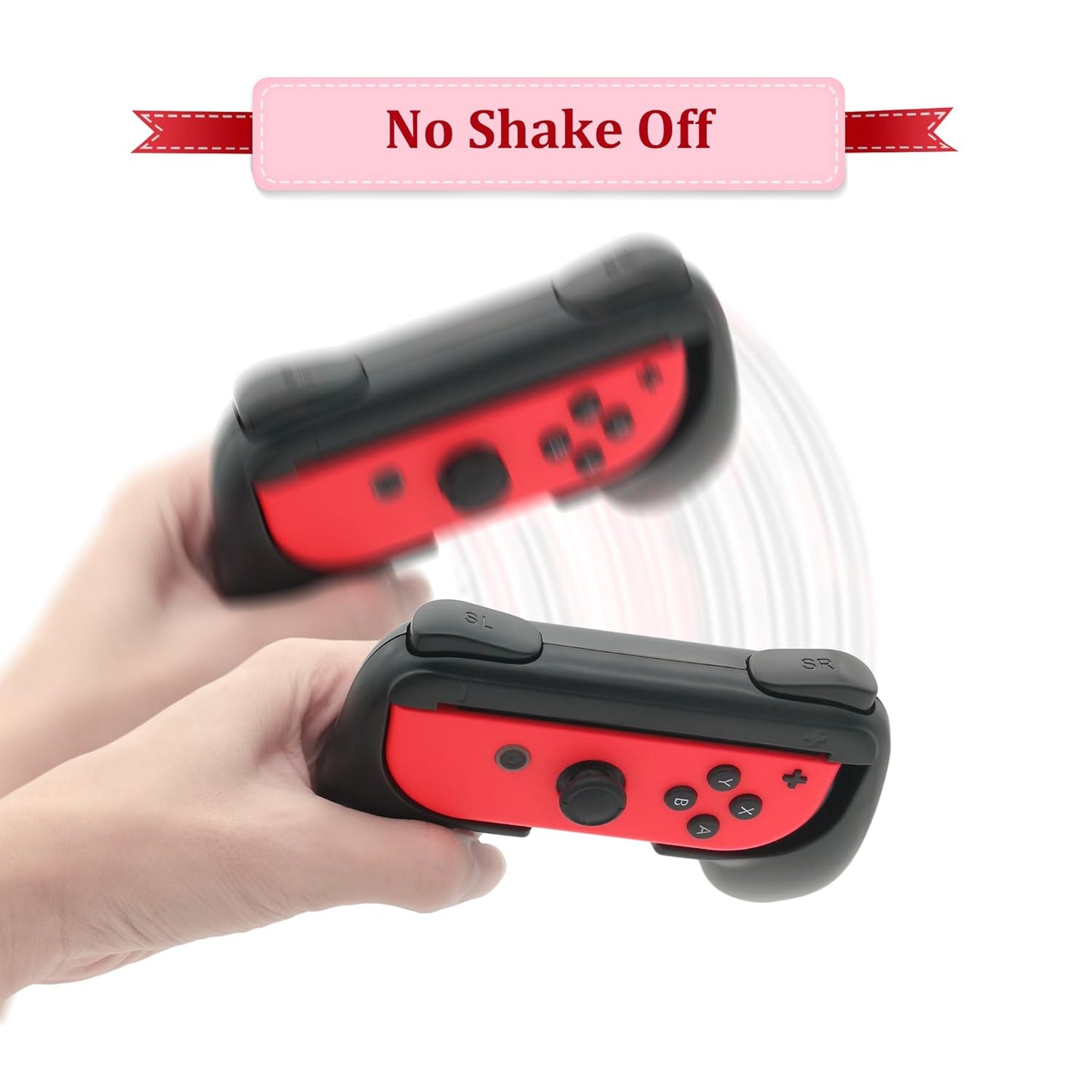 FYOUNG Hand Grips Compatible with Switch/Switch OLED Model Controllers